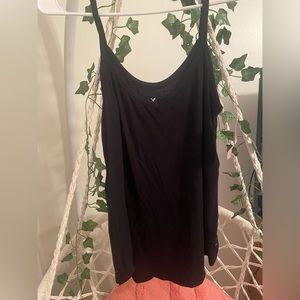 XS black american eagle tank top